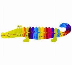 Alphabet Crocodile Puzzle