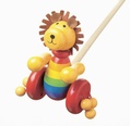 Orange Tree Toys Lion Push Along