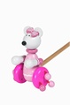 Orange Tree Toys Pink Mouse Push Along